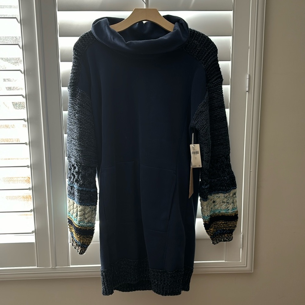 Beautiful detail, comfy wear, sweater dress from Anthro! Tags still on!